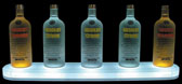 Absolut 5 bottle backbardisp